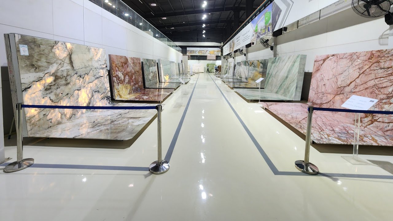 Marble factory tour !! Stone flooring and cutting fully finished process
