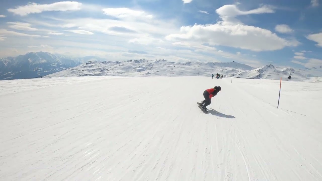 Zen Snowboards testing day with Reto Neiger. Only the best board to become the best rider