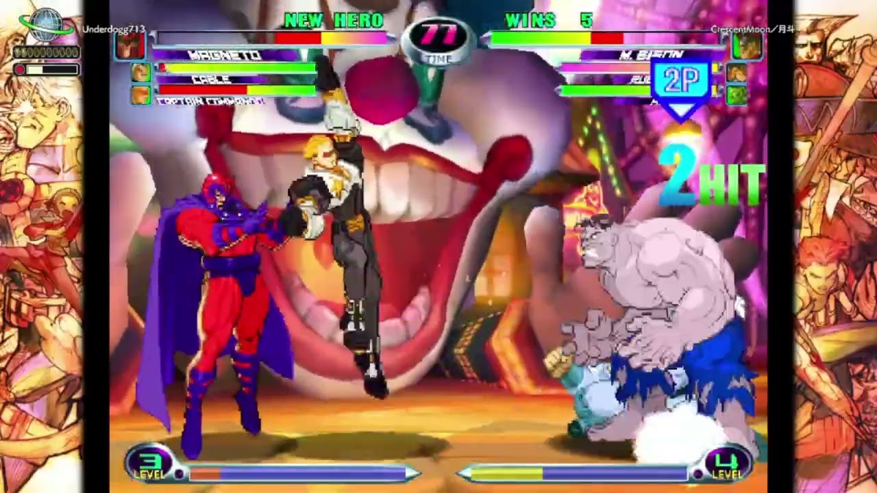 [Marvel vs Capcom 2]マブカプ２Steam対戦30[mvc2]