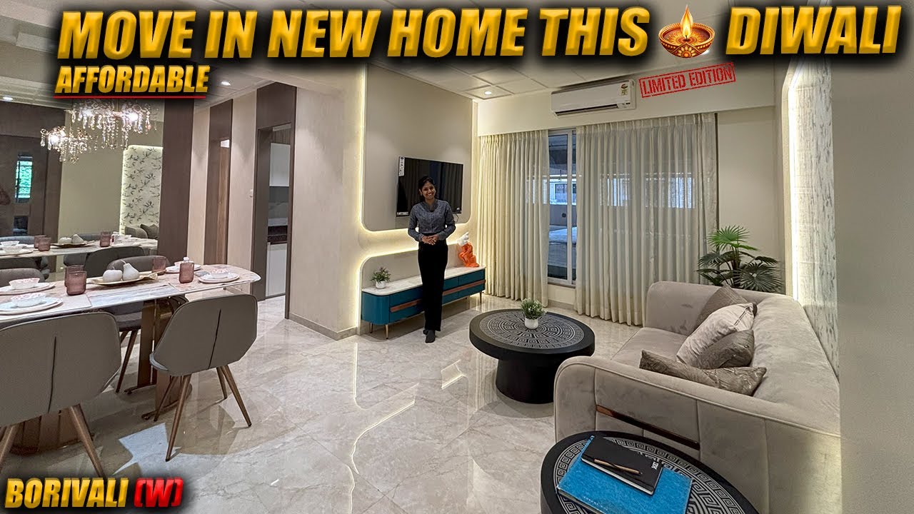 Nearing Possession 2 bhk in | Borivali West | Very Peaceful Location | Near metro & station | Check