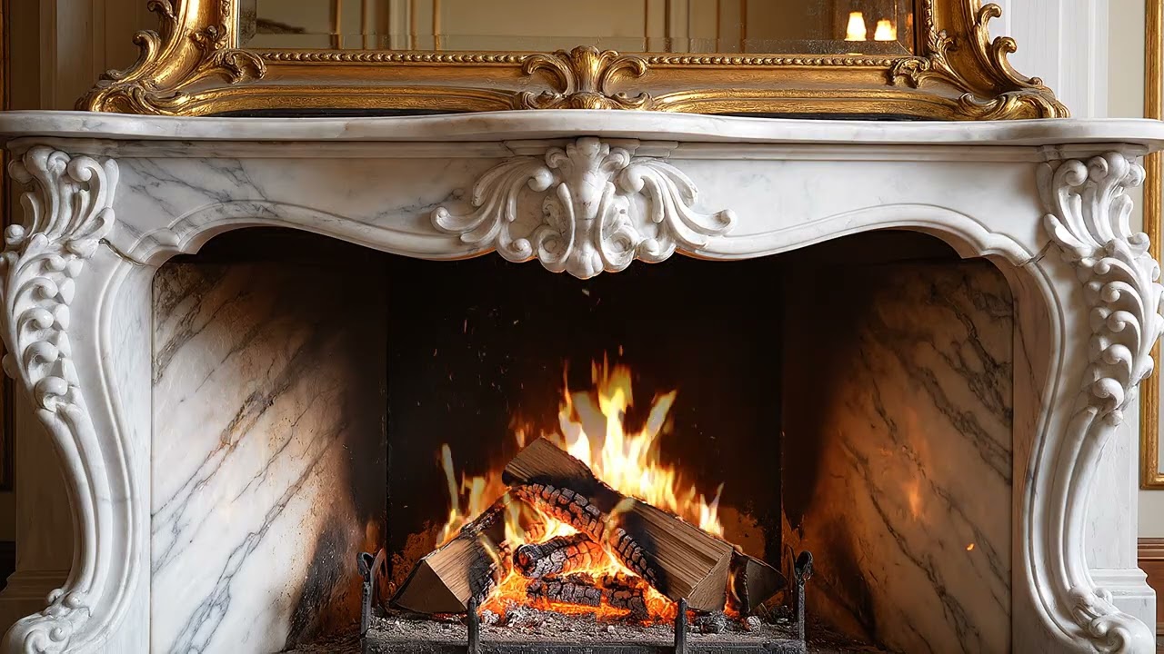 🔥Cozy French fireplace🔥