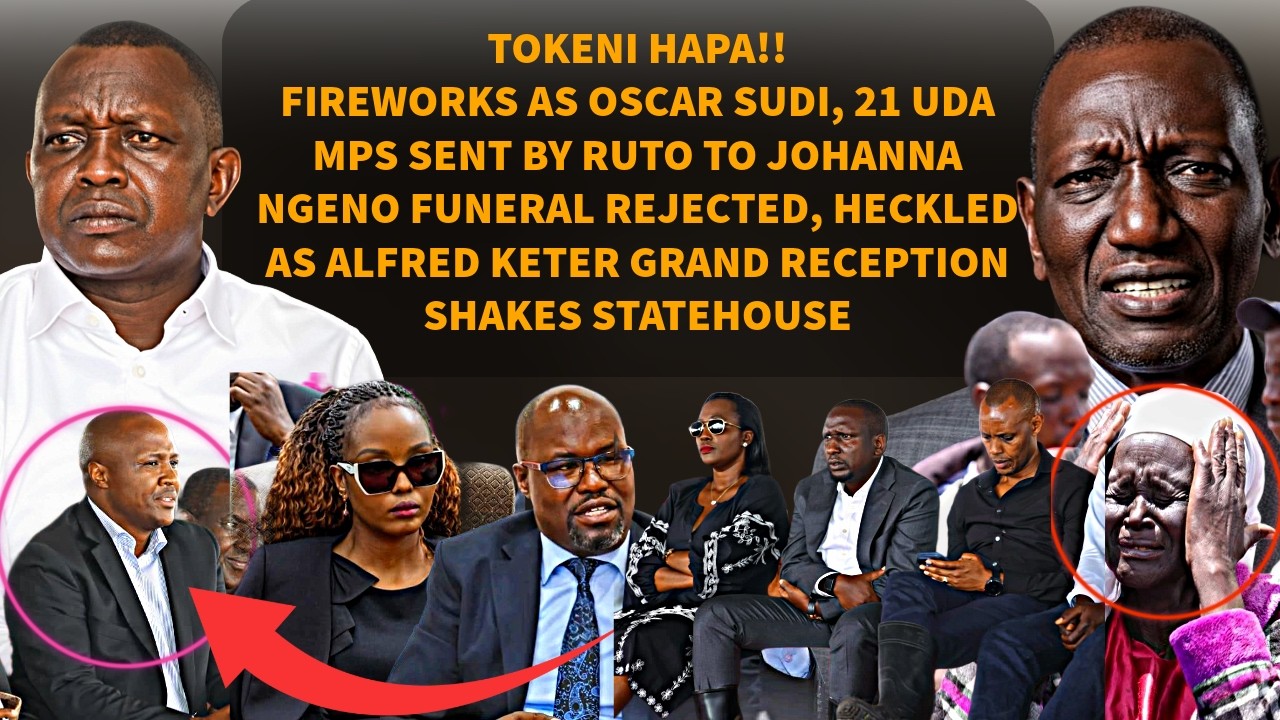 DRAMA AS I6 UDA MPS SENT BY RUTO TO LATE NGENO BURIAL HECKLED, REJECTED AS ALFRED KETER SHAKES EVENT