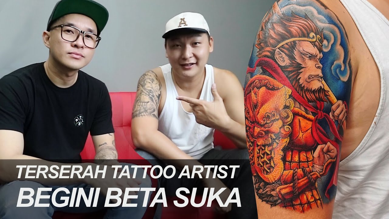 COLORING TATTOO SUN WU KONG MONKEY KING