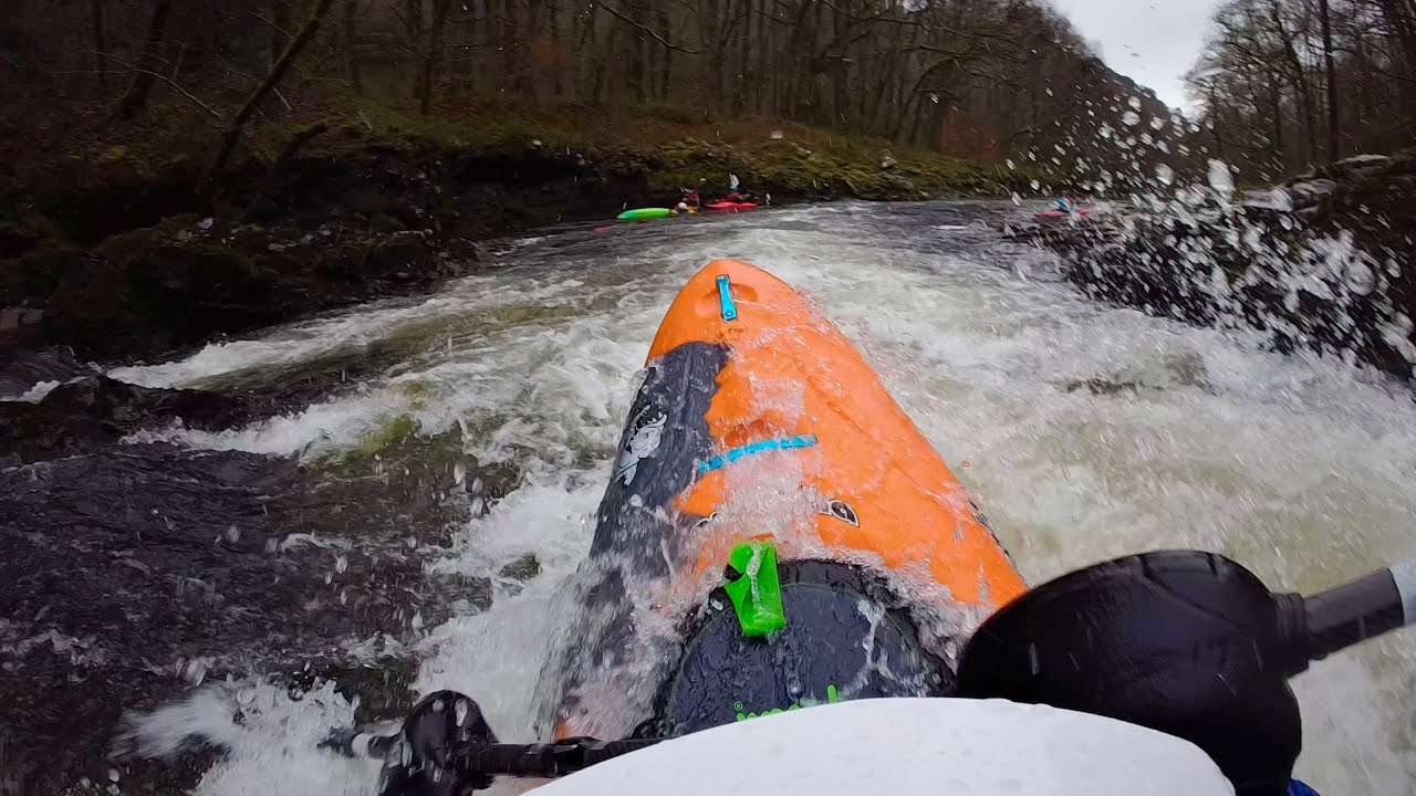 Paddling the Dart Loop @ low level #whitewater #kayaking