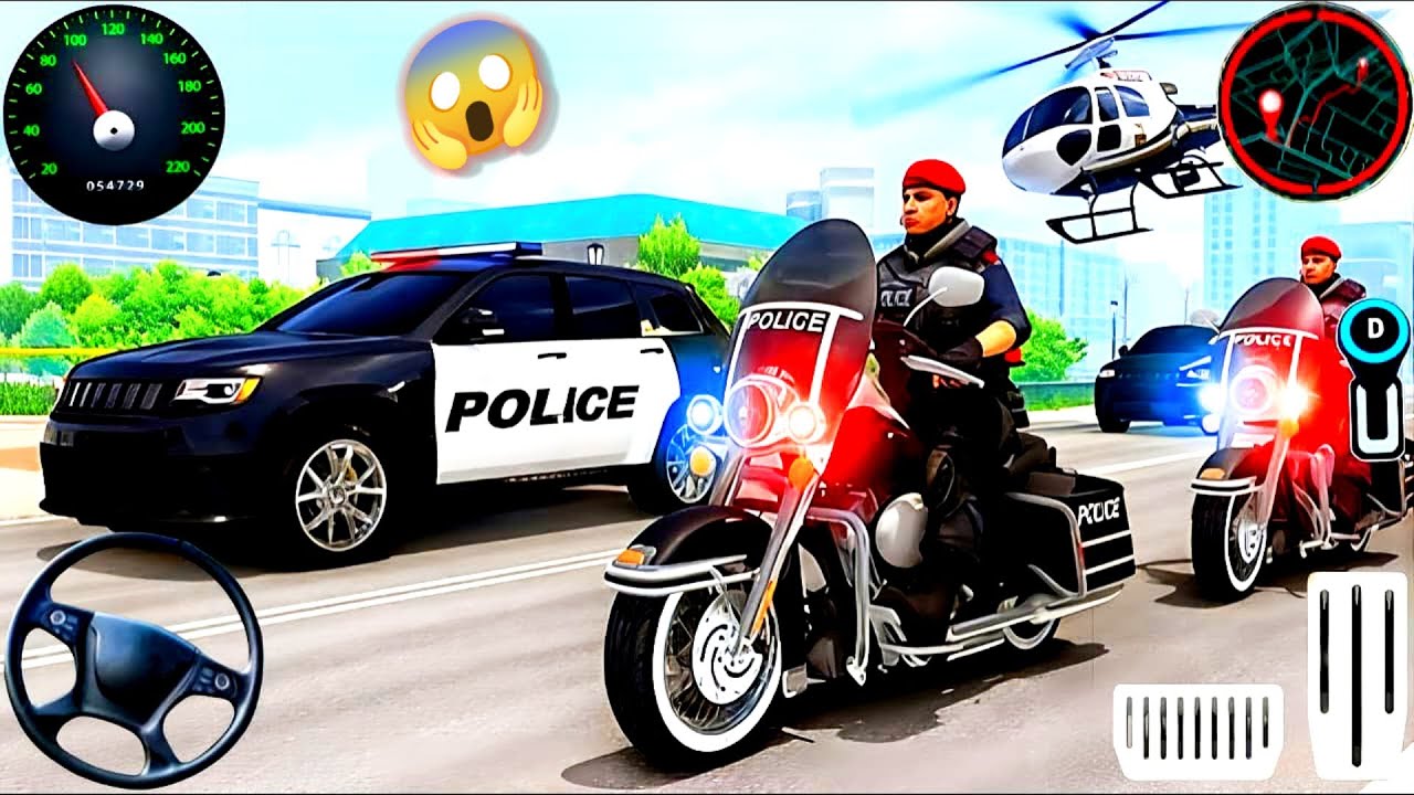 Real Police Car Chase Simulator 3D Game - Cop Car Police Simulator Classic Switch |Android Gameplay 