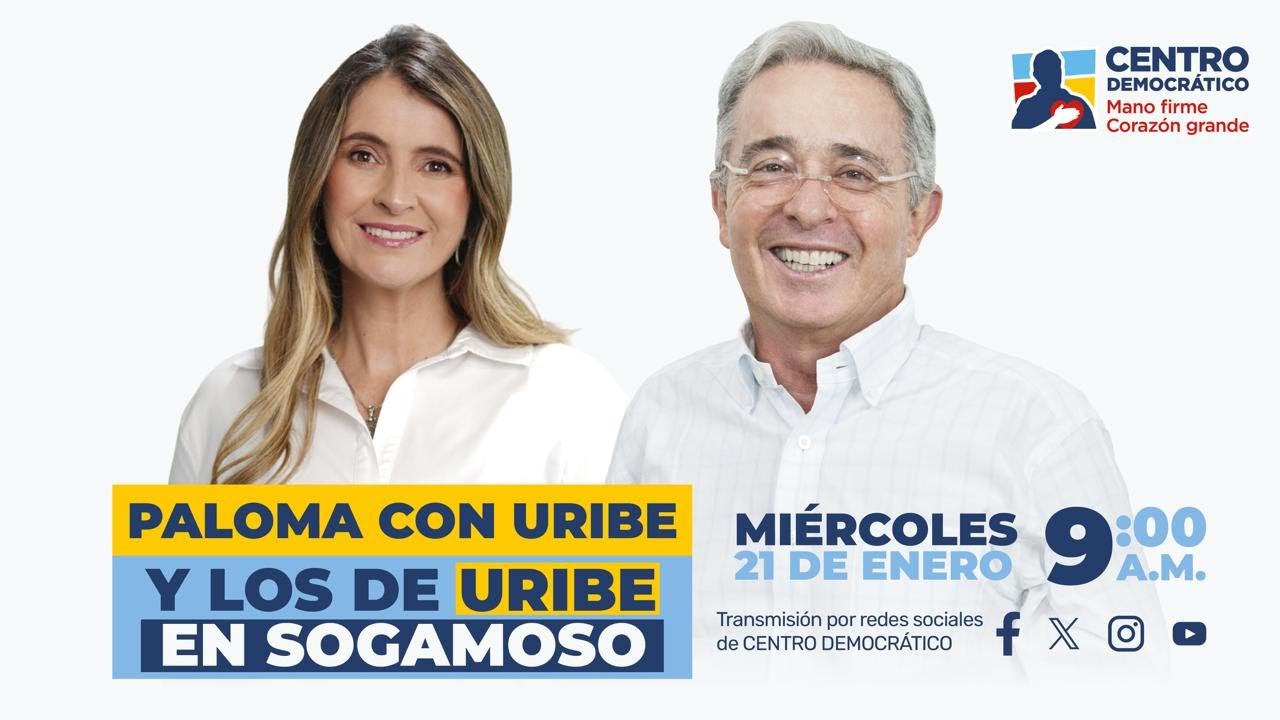 Paloma con Uribe y los de Uribe en Sogamoso