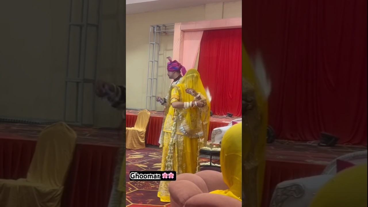 Sasural me first ghoomar ll rajput baisaraj ll royal rajput wedding ll rajput poshak