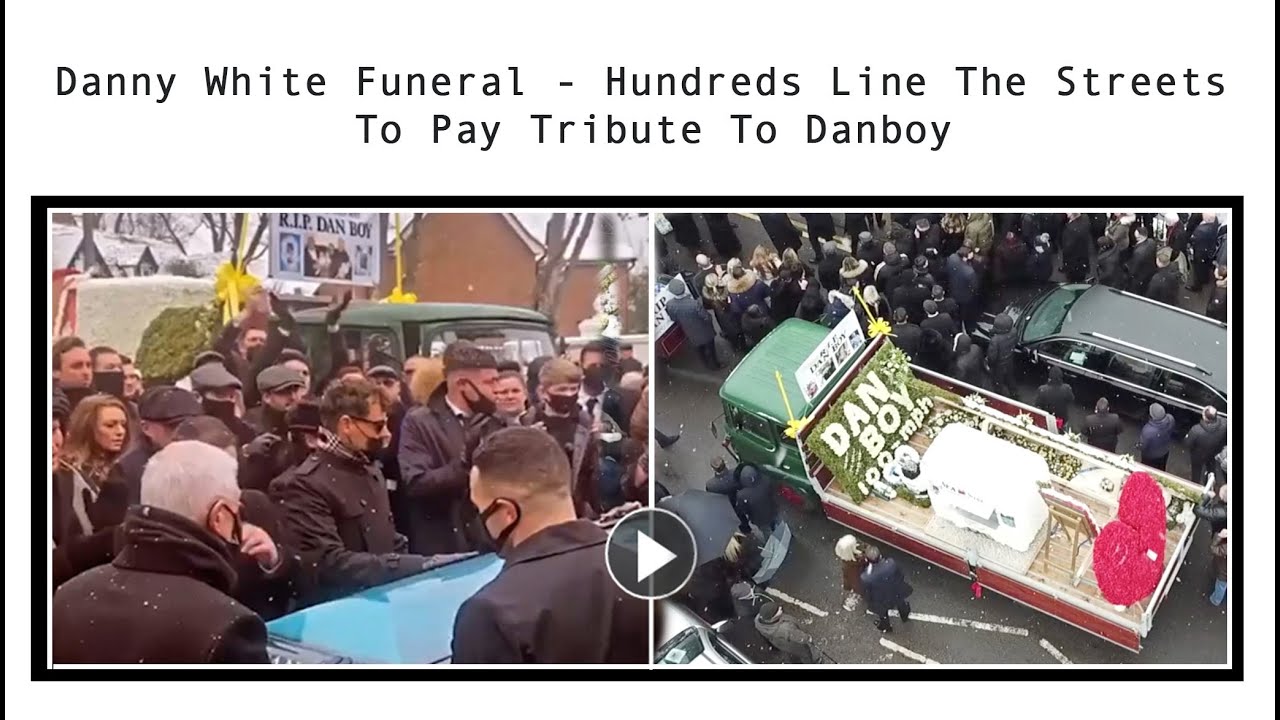 Montague - Danny White Funeral - Hundreds Line The Streets Of Cheshunt To Pay Tribute To Danboy