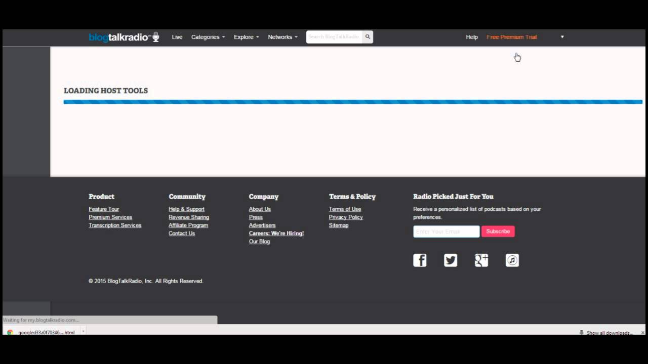 Blogtalkradio basics tutorial video