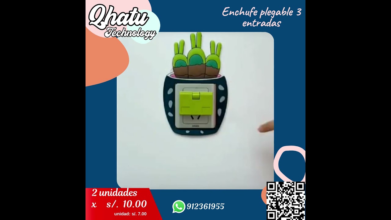 Enchufe plegable