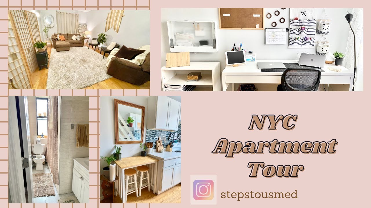 NYC Apartment Tour | Aesthetic | Study Blogger | 1000 Sq ft | The Bronx