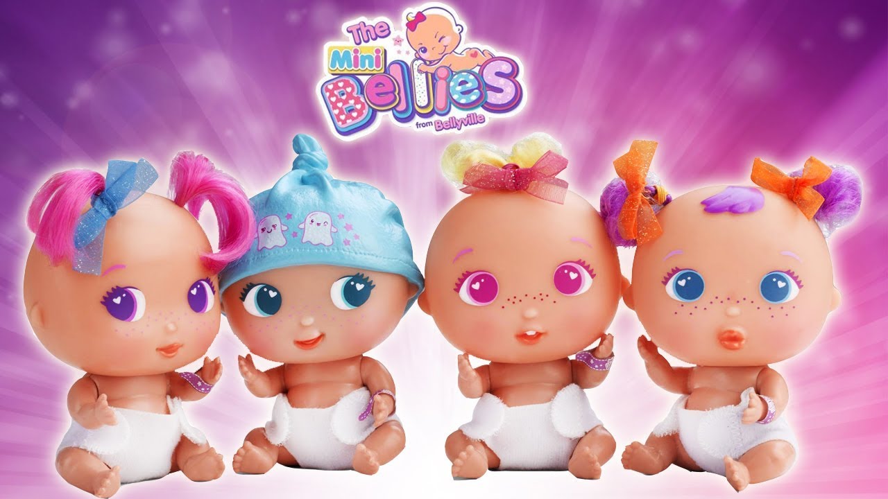 Les MINI BELLIES qui PROUT et les INCROYABLES habits réversibles pour poupées BELLIES en EXCLU !