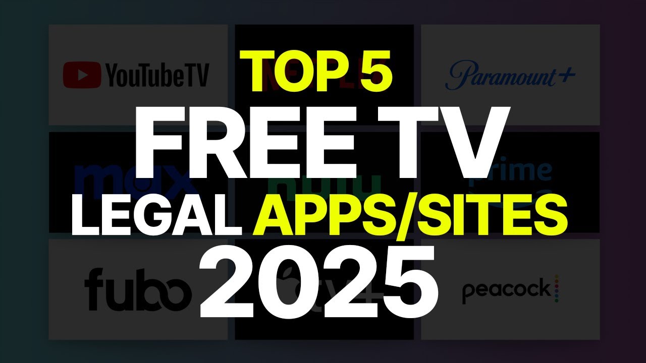 Top 5 Free Legal TV Streaming Platforms 2025