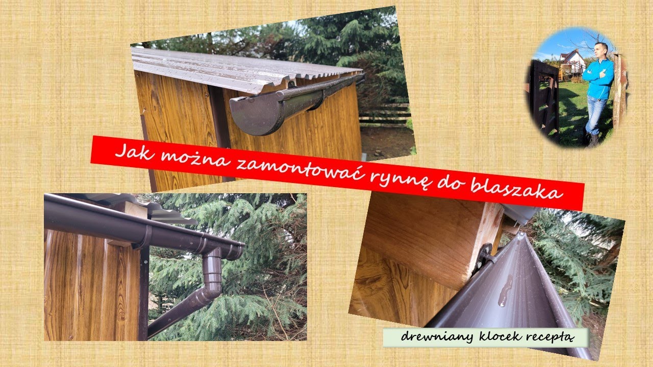 SK 49 Jak można zamontować rynnę do garażu typu blaszak