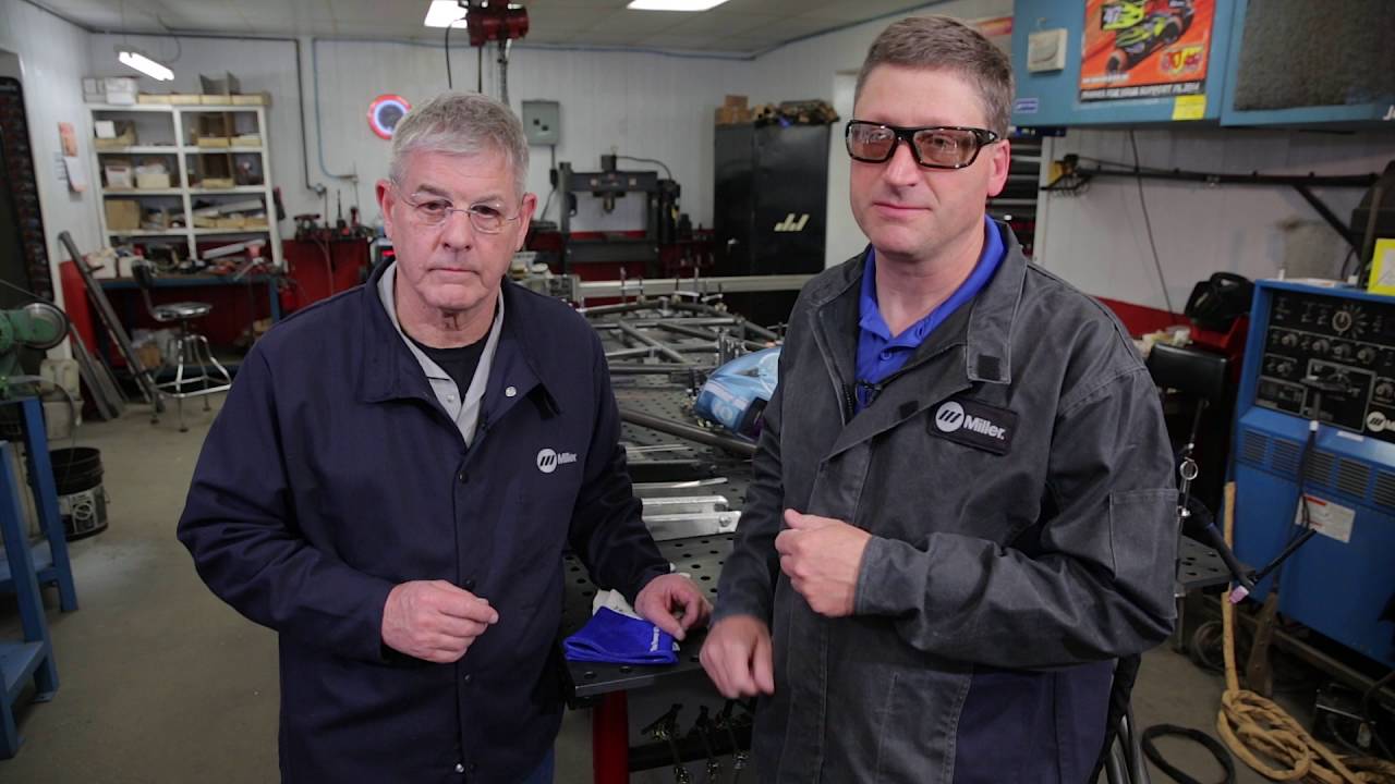 TIG welding aluminum brake pedals with the Dynasty 210 DX TIG welder