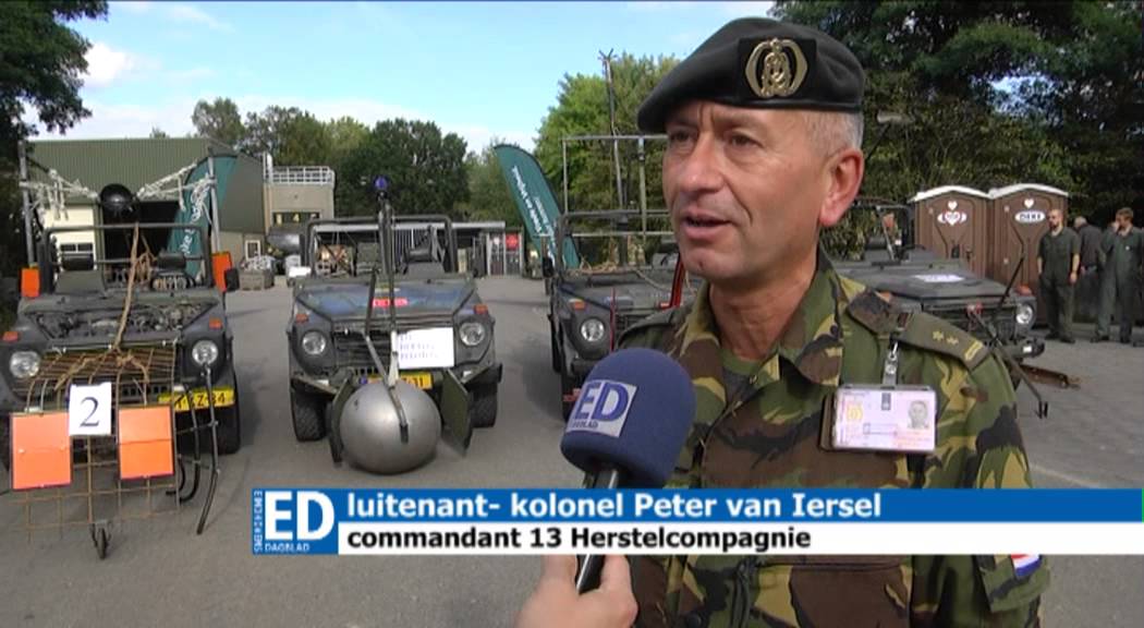 Zestigste verjaardag Herstelcompagnie met schroot