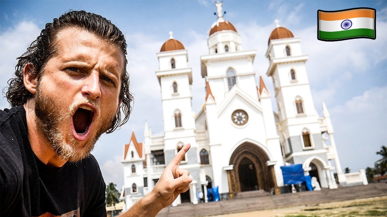 The Largest Church in This INDIAN City 🇮🇳 Kerala