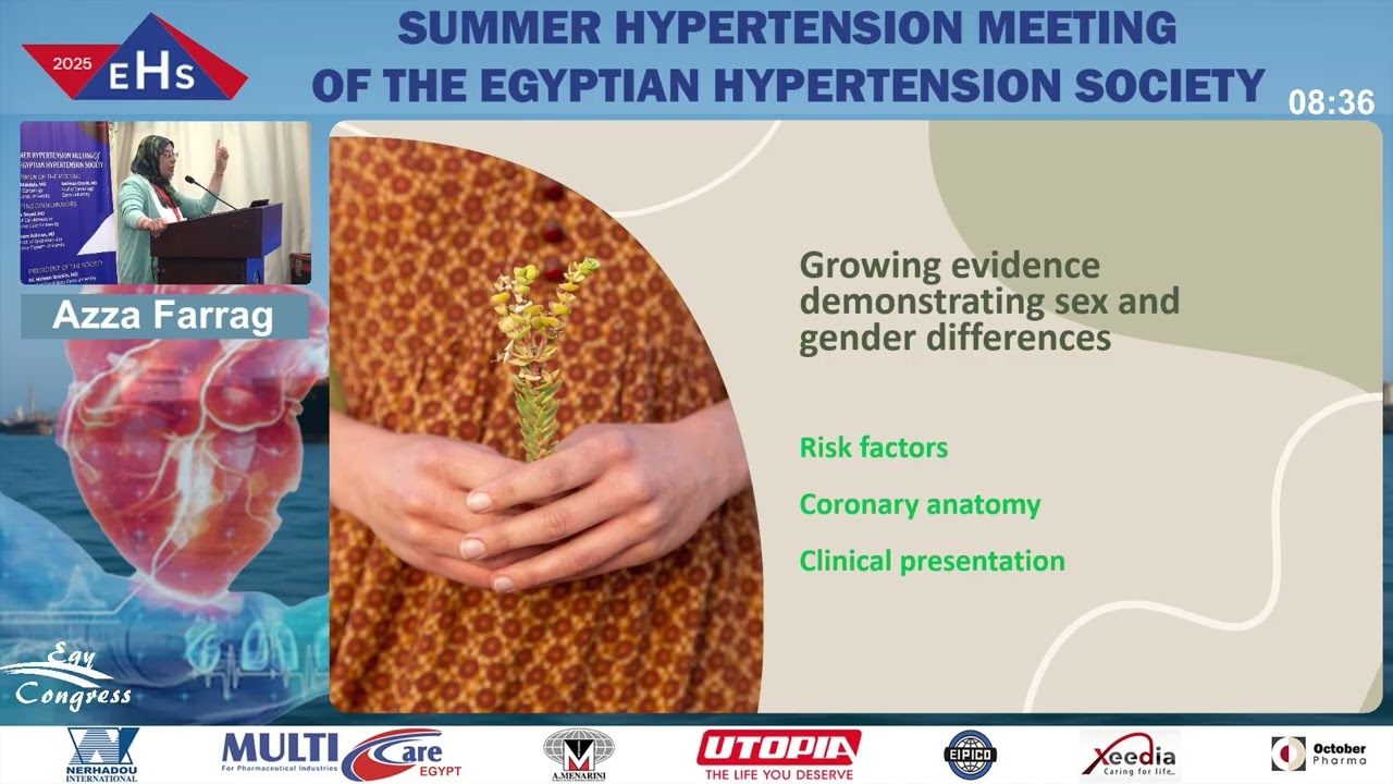 Coronary artery disease in women: Prof. Dr. Azza Farrag