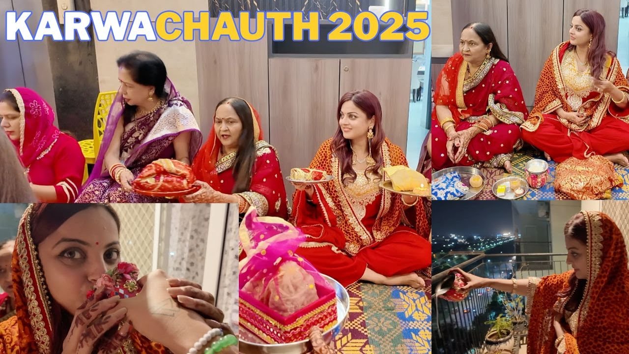 KarwaChauth 2025 🌙 | Sargi Se Chand Tak Ka Safar ❤️