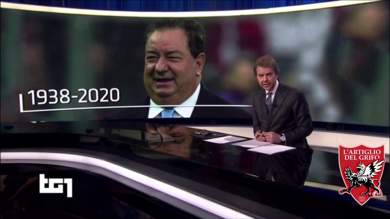 R.I.P. LUCIANO GAUCCI PRESIDENTE PERUGIA CALCIO 1991-2005 | SERVIZIO TG1 del 1.2.2020