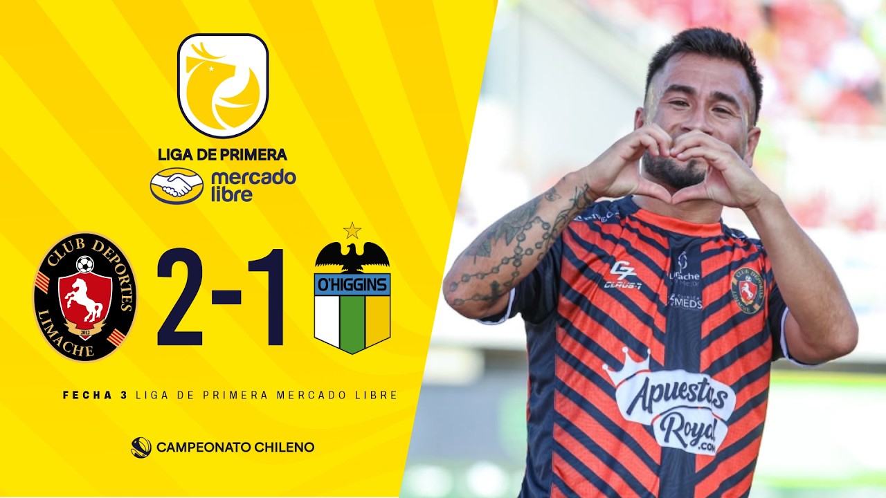 #LigadePrimeraMercadoLibre | Deportes Limache 2 - 1 O'Higgins | #Fecha3