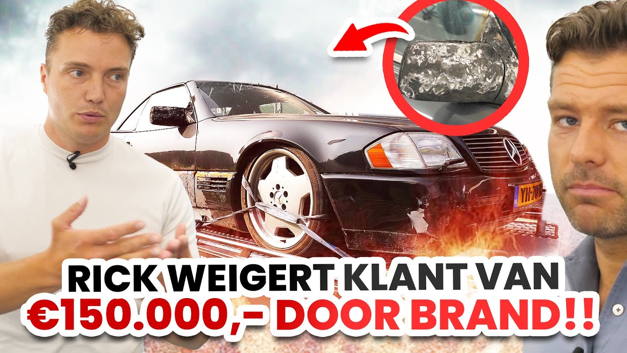 Rick weigert klant van €150.000,- door brand!!