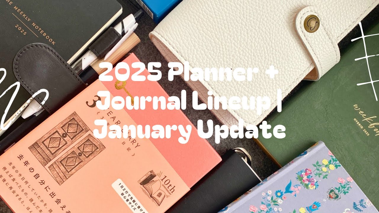 2025 planner lineup | Deutsch🇩🇪 I Papertess, Twines & Paper, Hobonichi, Planner Perfect, Moleskine