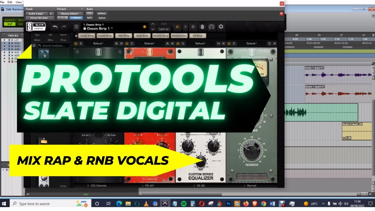 How To Mix Rap & RnB Vocals In Protools Using Slate Digital Plugins, Fabfilter + FREE TEMPLATE