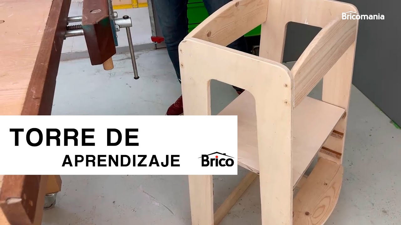 Cómo HACER una TORRE de APRENDIZAJE ​👧🏼​👦🏾​ Torre Montessori Paso a Paso 🤓​ Bricomania
