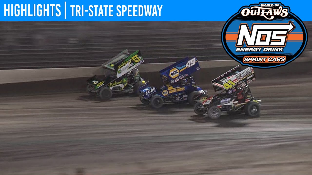 World of Outlaws NOS Energy Drink Sprint Cars Tri-State Speedway, June 19, 2020 | HIGHLIGHTS