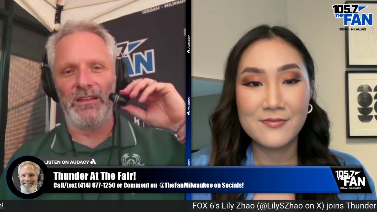 Lily Zhao joins Thunder At The Fair to Discuss Brewers Rookies Showing Up Big & Packers Camp!