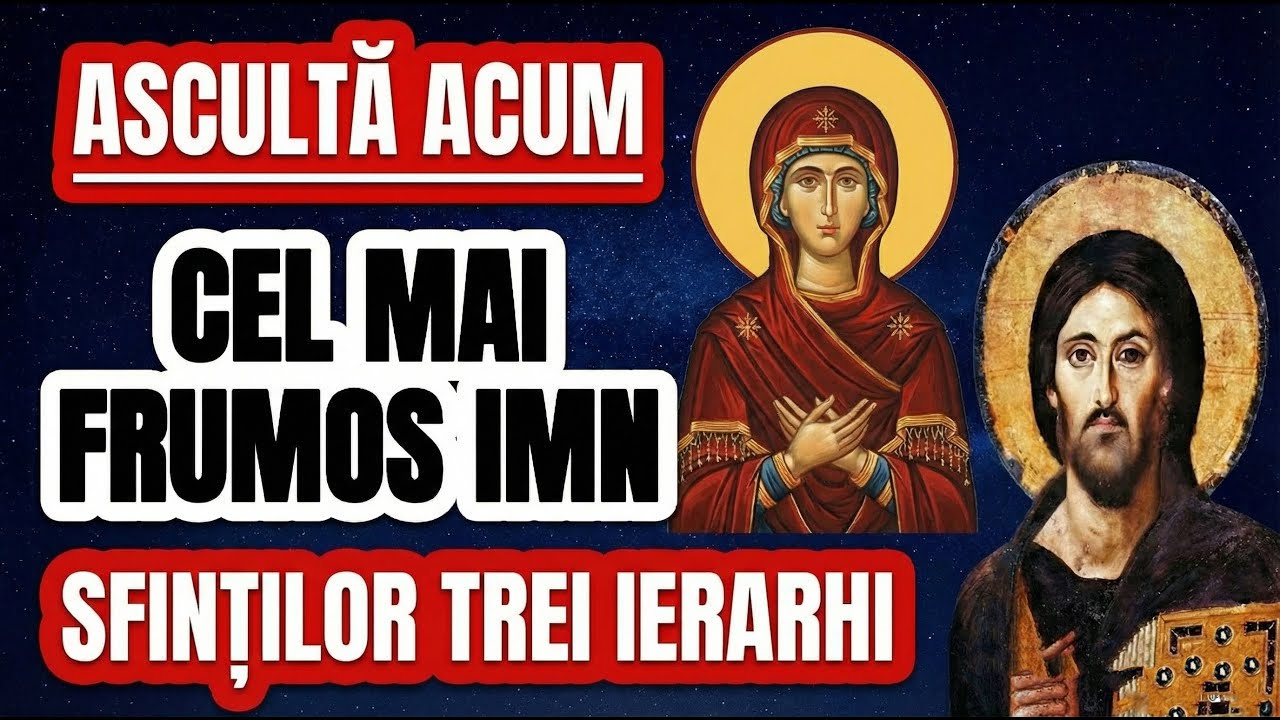 Imnul Sfinții Trei Ierarhi | Cântare Ortodoxă Românească | Imn Bisericesc Profund