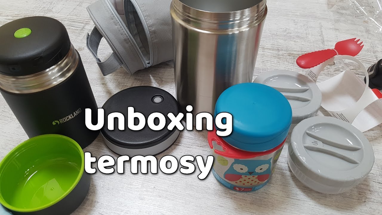Unboxing termosy obiadowe - Laken, Skip Hop, Comet Rockland