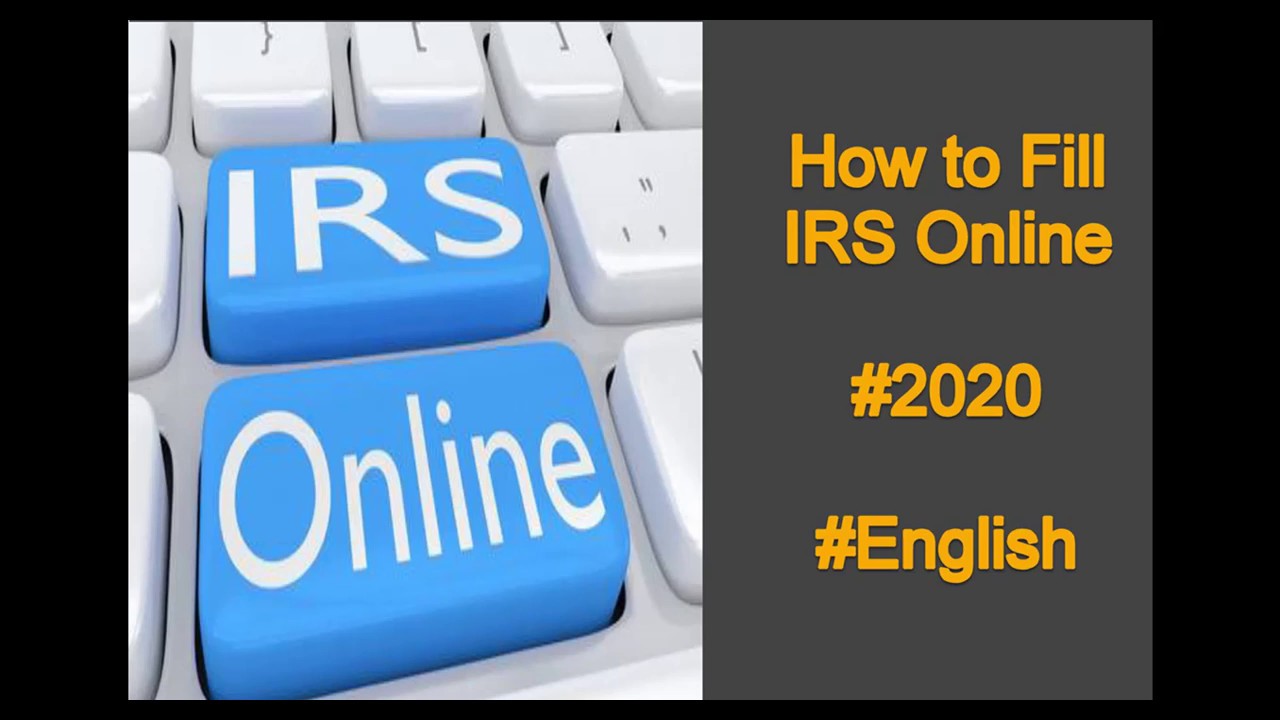 How To Easily Fill/Declare IRS #2020 #English