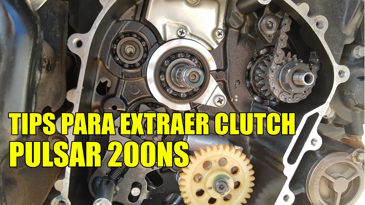 Tips para extraer el clutch de la Pulsar 200NS