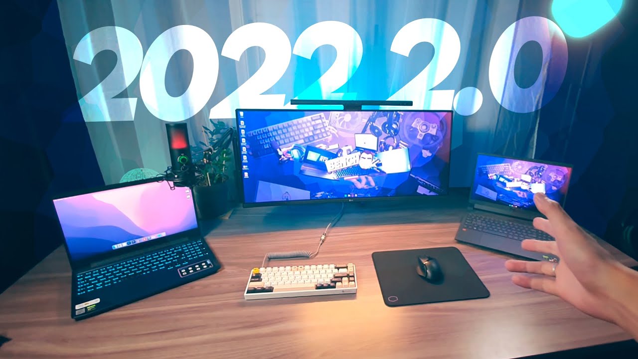 Mudei o meu SETUP INTEIRO! Setup 2022 2.0