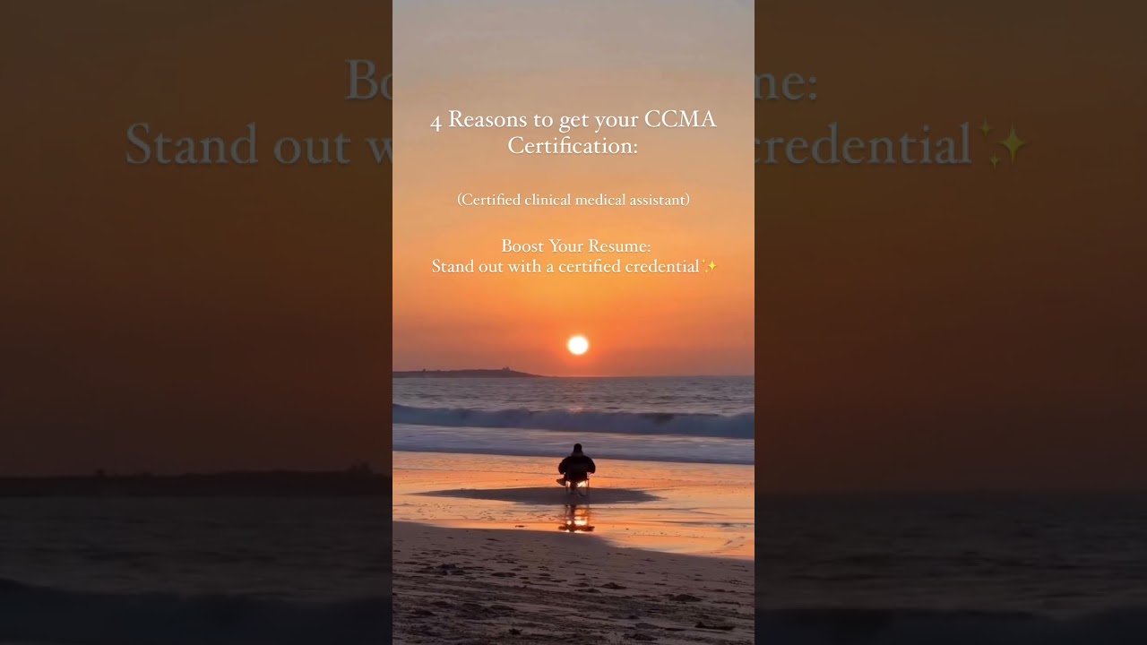 Thinking about getting your CCMA Certification? Here are 4 reasons to go for it: Boost your resume,