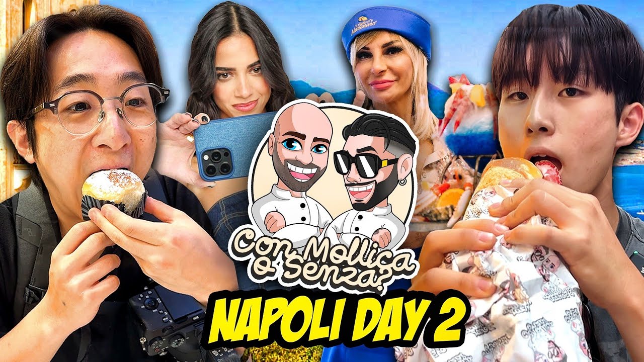 COREANI VS STREET FOOD NAPOLETANO e INFLUENCER NAPOLETANI  | Short Guy Series EP. 6 - Napoli(day 2)