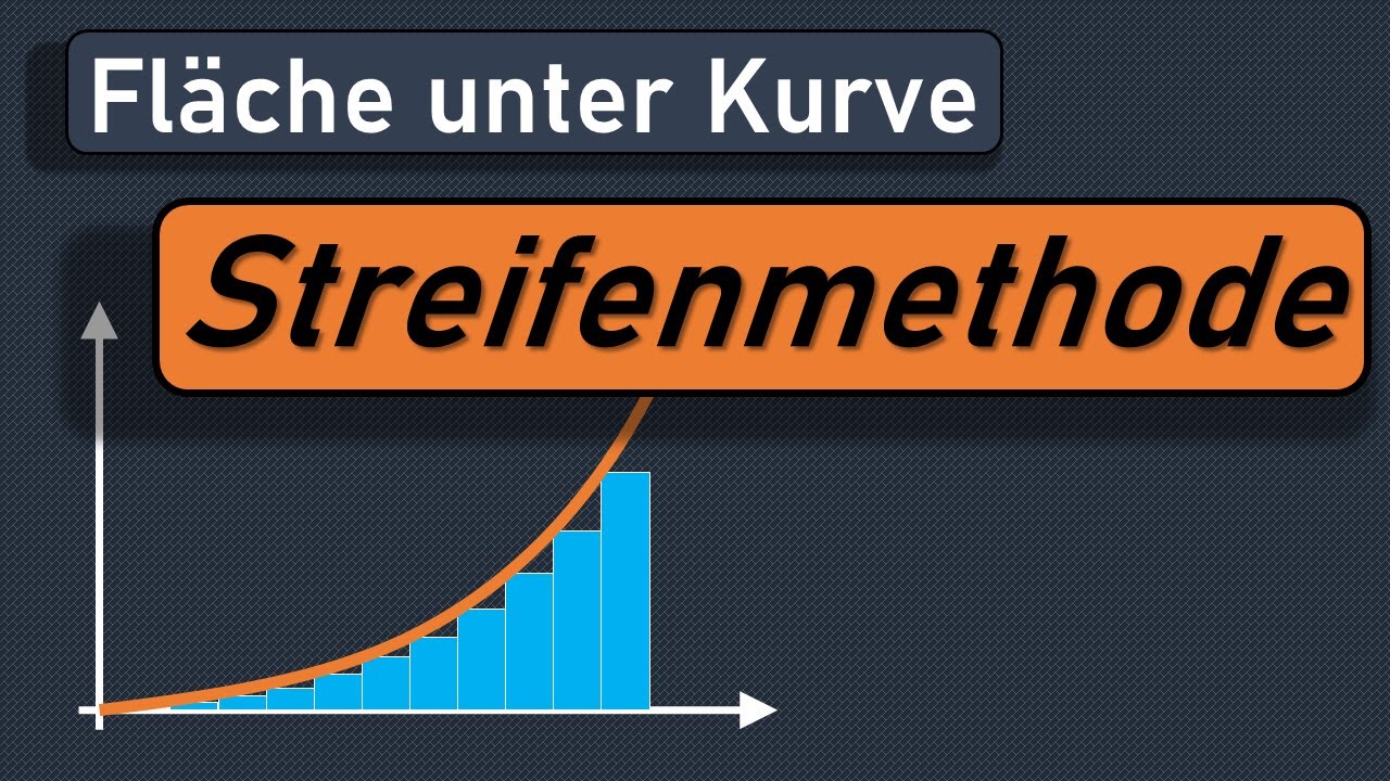 Streifenmethode zur Flächenberechnung, Integralrechnung, Obersumme, Untersumme, Integration, Fläche