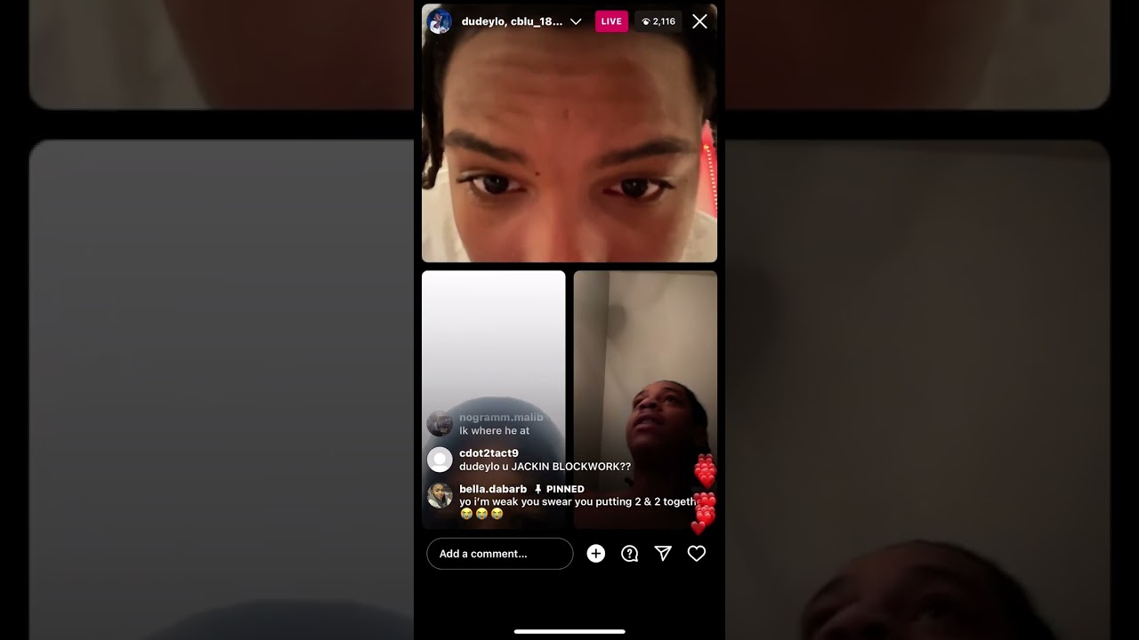 Cblu & Dudelyo on live Trolling Each Other 😂 **Funny Live**