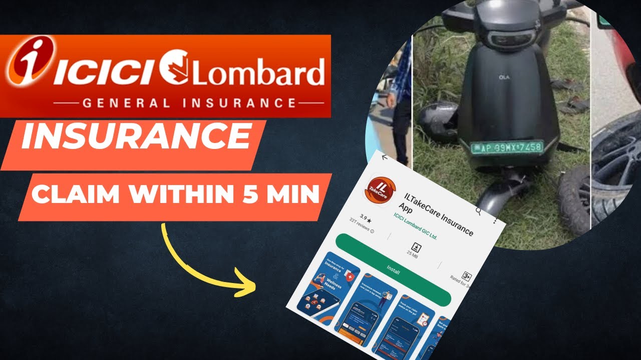ICICI Lombard || insurance claim within 5 minute || #olascooter #olaelectricscooter #ola