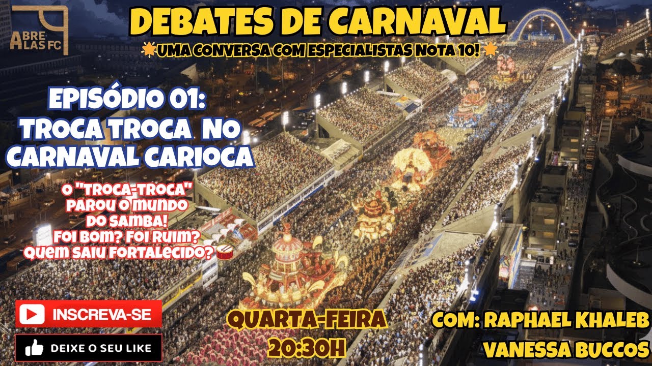 🟤🟡⚫ DEBATES DE CARNAVAL #01: TROCA-TROCA NAS ESCOLAS DE SAMBA 2027! QUEM GANHOU E PERDEU? 🟤🟡⚫