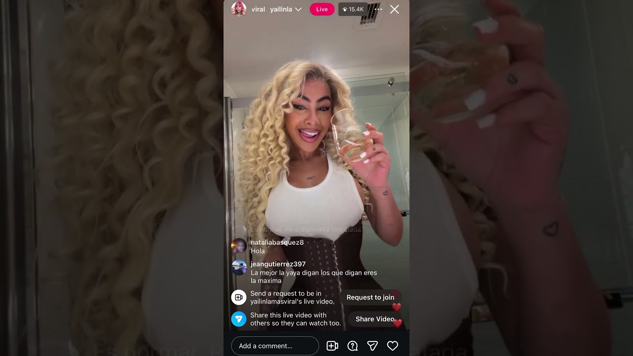 Yailin la Más Viral Instagram Live on 12-27-25