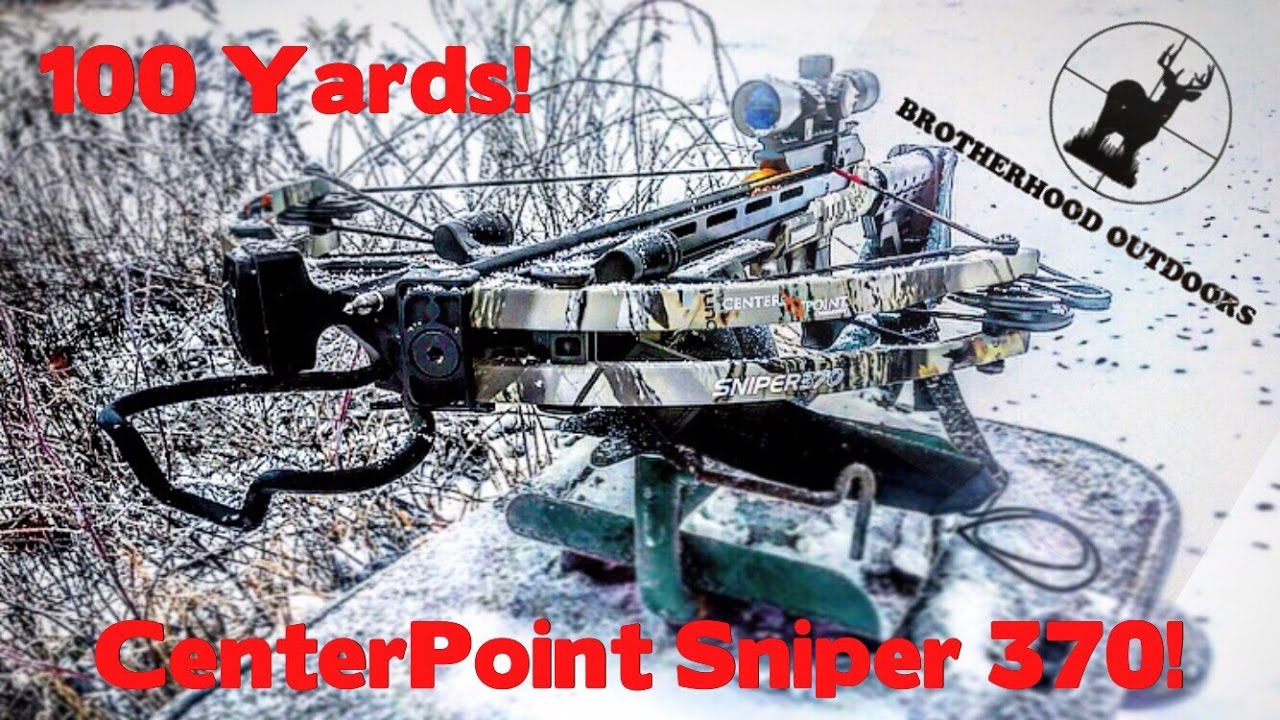 Shooting 100 Yards - CenterPoint Sniper 370! (MUST SEE)