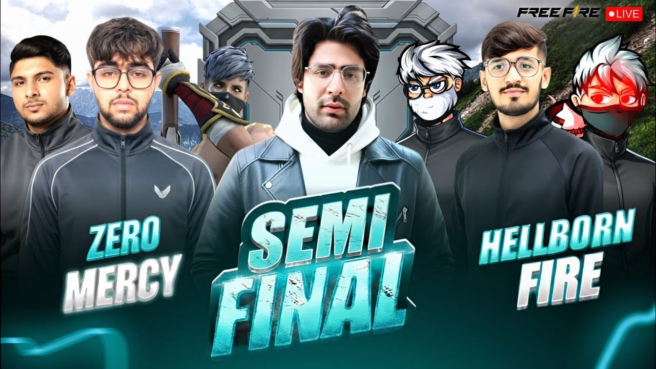 GGIS🏆 || ZM VS HBF SEMI FINAL BO5 80000 PKR 💰 ft- ZM, HBF, XT, HBF INFERNO, free fire live