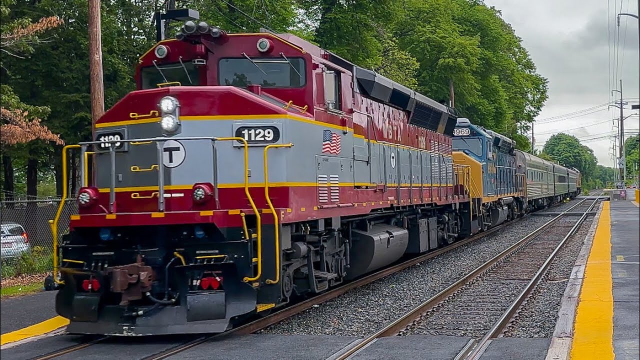A Week Following MBTA’s Heritage GP40MC-3 1129 on Epic Rare Trains and Consists - May 2025