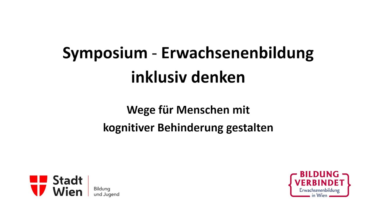Nachschau: Symposium &bdquo;Erwachsenenbildung inklusiv denken&ldquo; | 18. September 2025