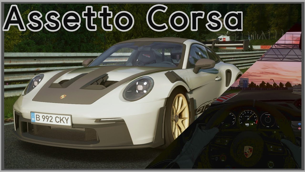 아세토 코르사 휠플레이  포르쉐 911 GT3 RS 바이작 패키지 뉘르부르크링  Assetto Corsa Porsche 911 GT3 RS weissach package