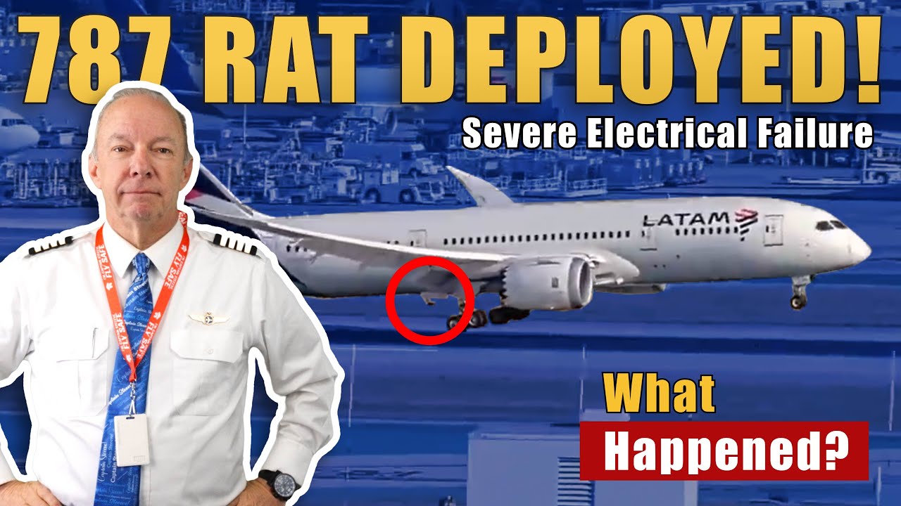Boeing 787 RAT разворачивается в середине полета — рейс LATAM возвращается в Лос-Анджелес