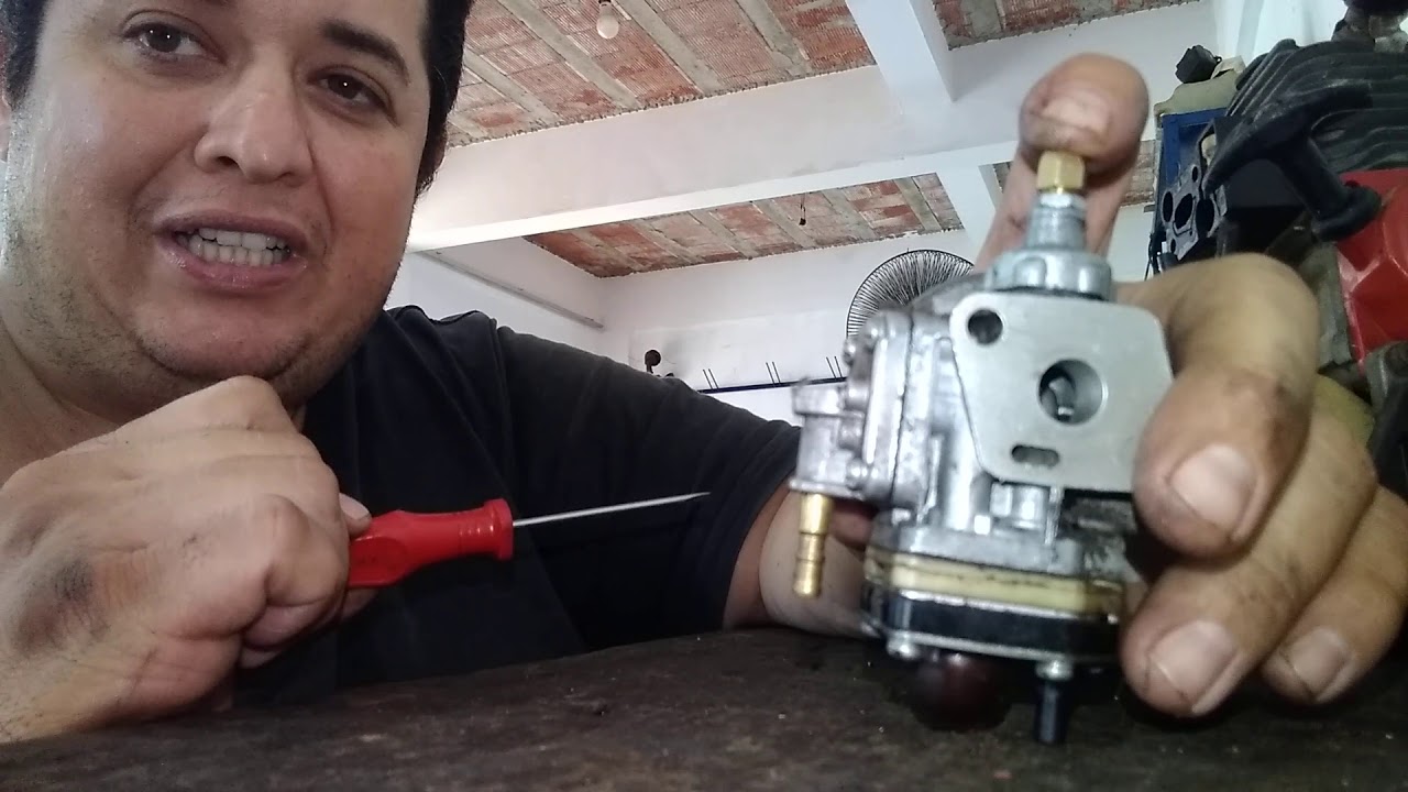 Restaurando o carburador da roçadeira shindaiwa c270